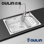 Превью картинка Металлическая мойка Oulin OL-327L #4
