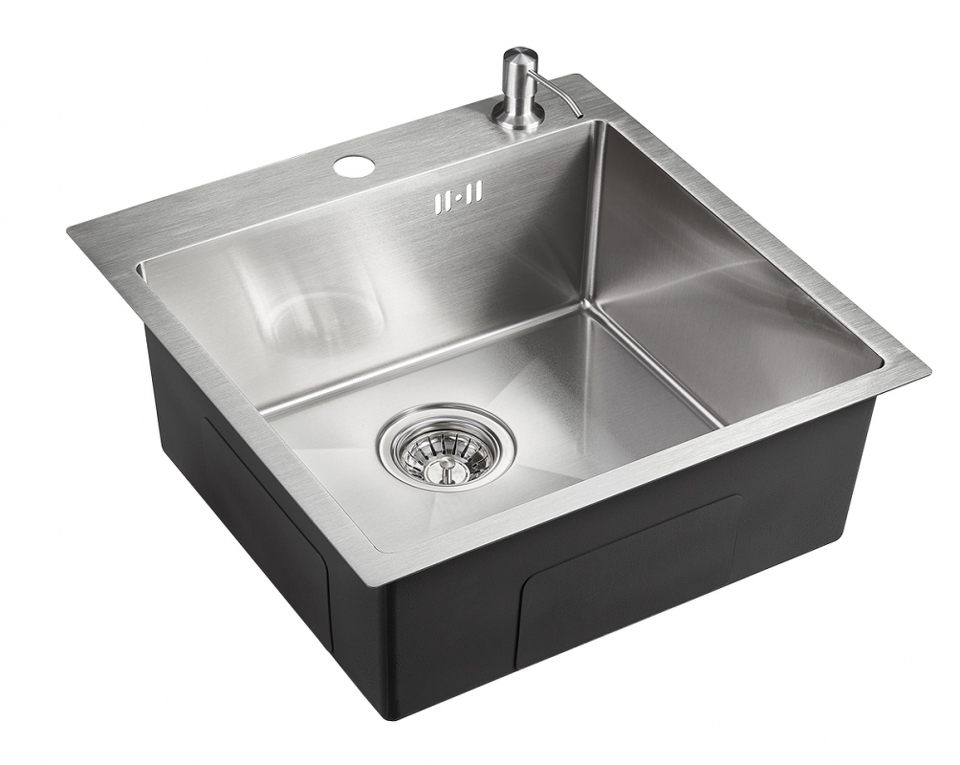 Фото Металлическая мойка EMAR EMB-117A PVD Nano Satine