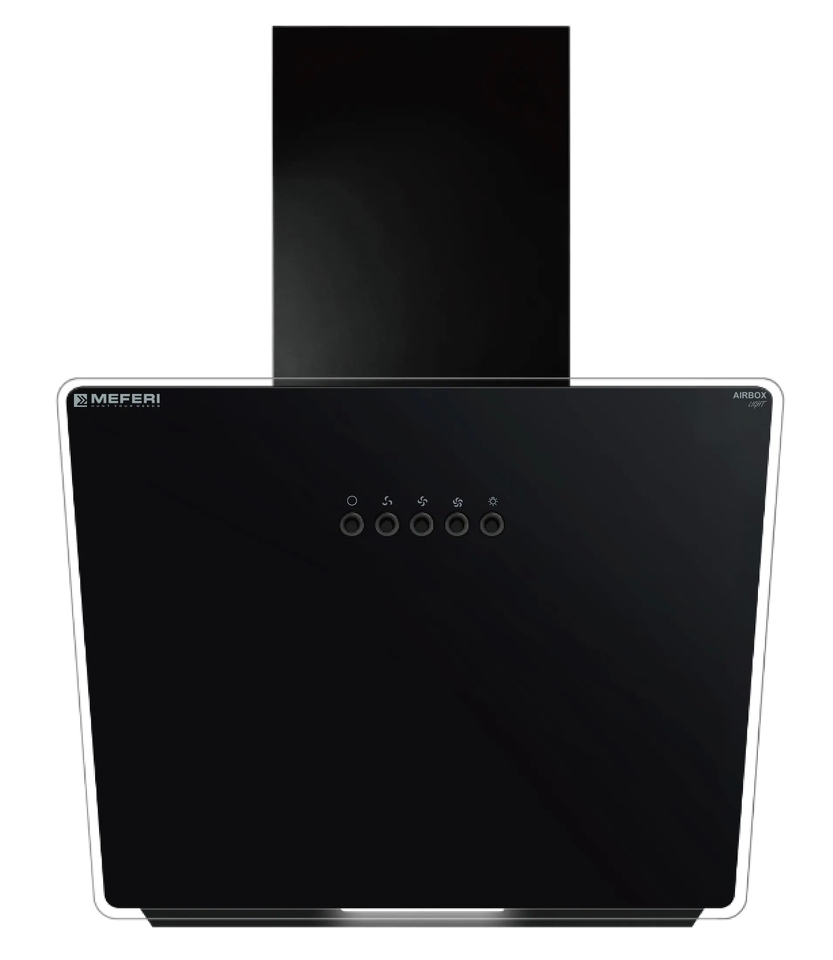 Фото Наклонная вытяжка Meferi AIRBOX45BK LIGHT