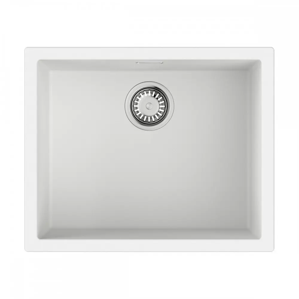 Фото Гранитная мойка Omoikiri Yamakawa 55T-U/I-WH Tetogranit/белый