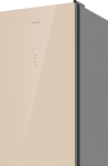 Превью картинка Холодильник с нижней морозилкой Weissgauff WRK 185 Total NoFrost Inverter Beige Glass #17