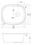 Превью картинка Кварцевая мойка EMAR EMQ-1560.P Антрацит #4
