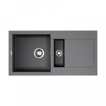 Превью картинка Гранитная мойка Omoikiri Sakaime 86-2-GR Tetogranit/leningrad grey #1