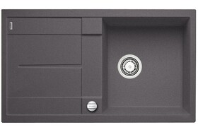 Картинка Blanсo METRA 5 S-F SILGRANIT PuraDur темная скала, с клапаном-автоматом