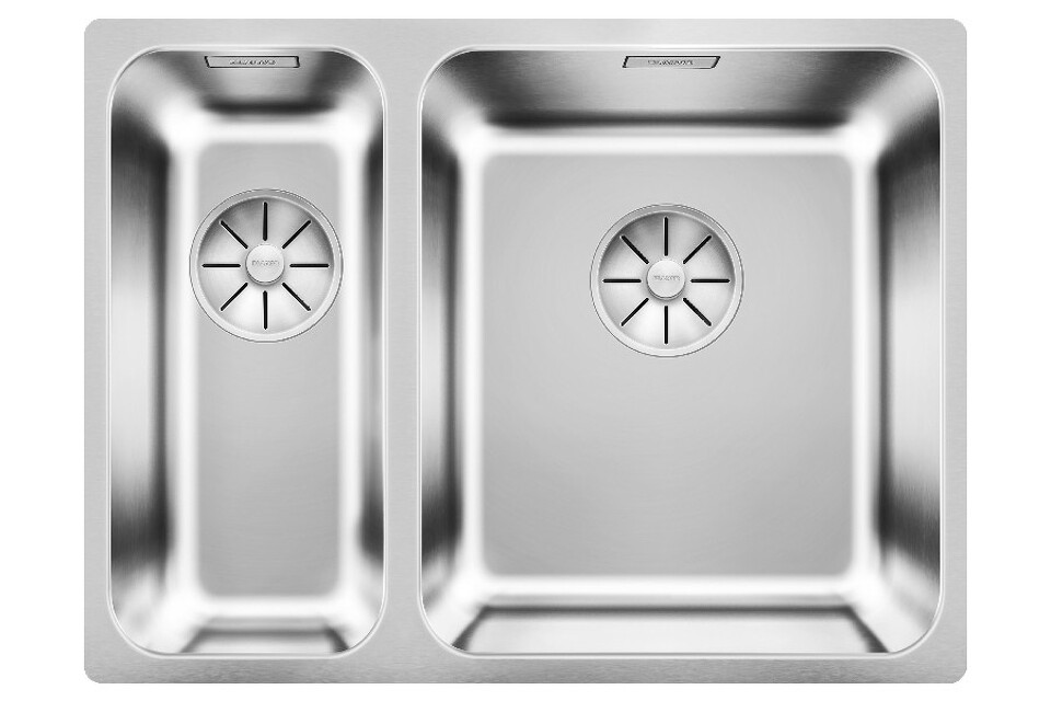 Фото Металлическая мойка Blanсo SOLIS 340/180-U чаша справа нерж.сталь полированная с отв. арм. InFino®