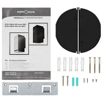 Превью картинка Цилиндрическая вытяжка KRONA DITA F MAX 420 black SGC #15