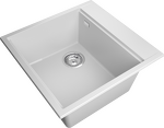 Превью картинка Гранитная мойка Rivelato TESORO 505-L 1-чаш 500*510 brina #2