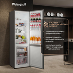 Превью картинка Холодильник с нижней морозилкой Weissgauff WRK 1800 Defrost Dark Grey #2