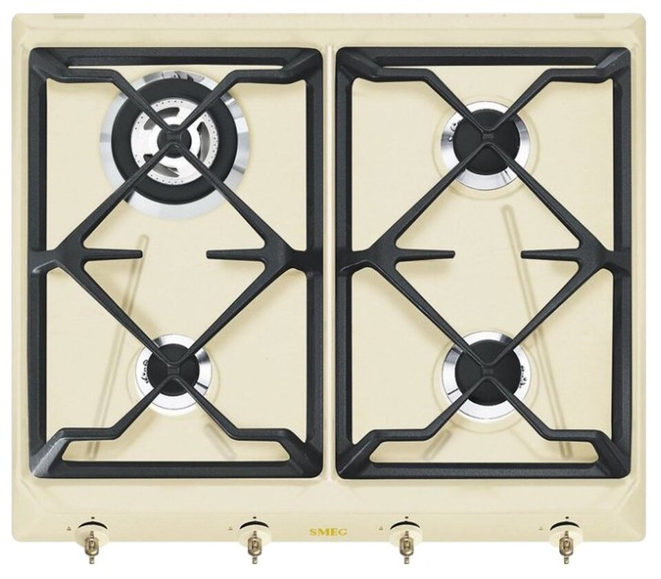 Фото Газовая варочная панель Smeg SRV864POGH