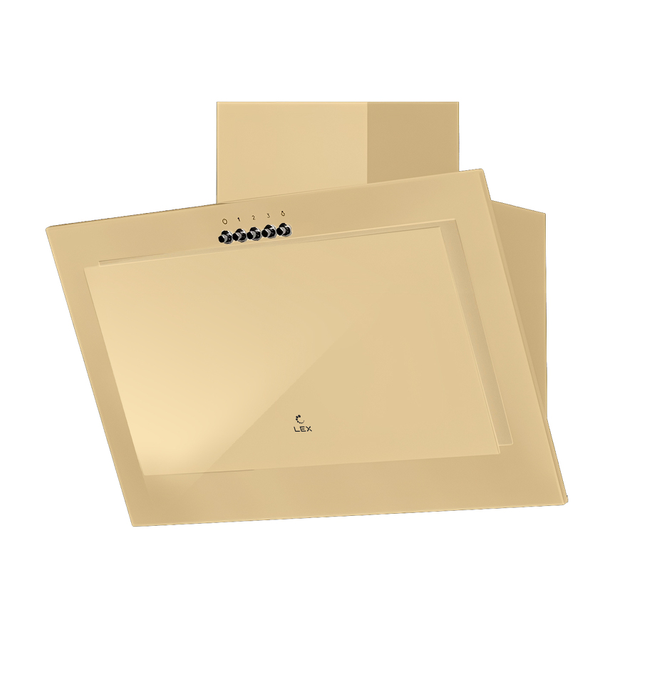 Фото Наклонная вытяжка Lex MIO G 600 IVORY воздухоочиститель