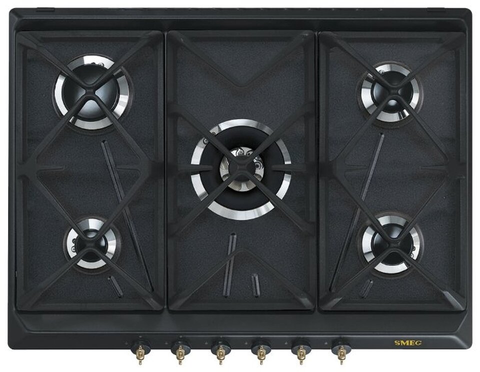 Фото Газовая варочная панель Smeg SRV876AOGH