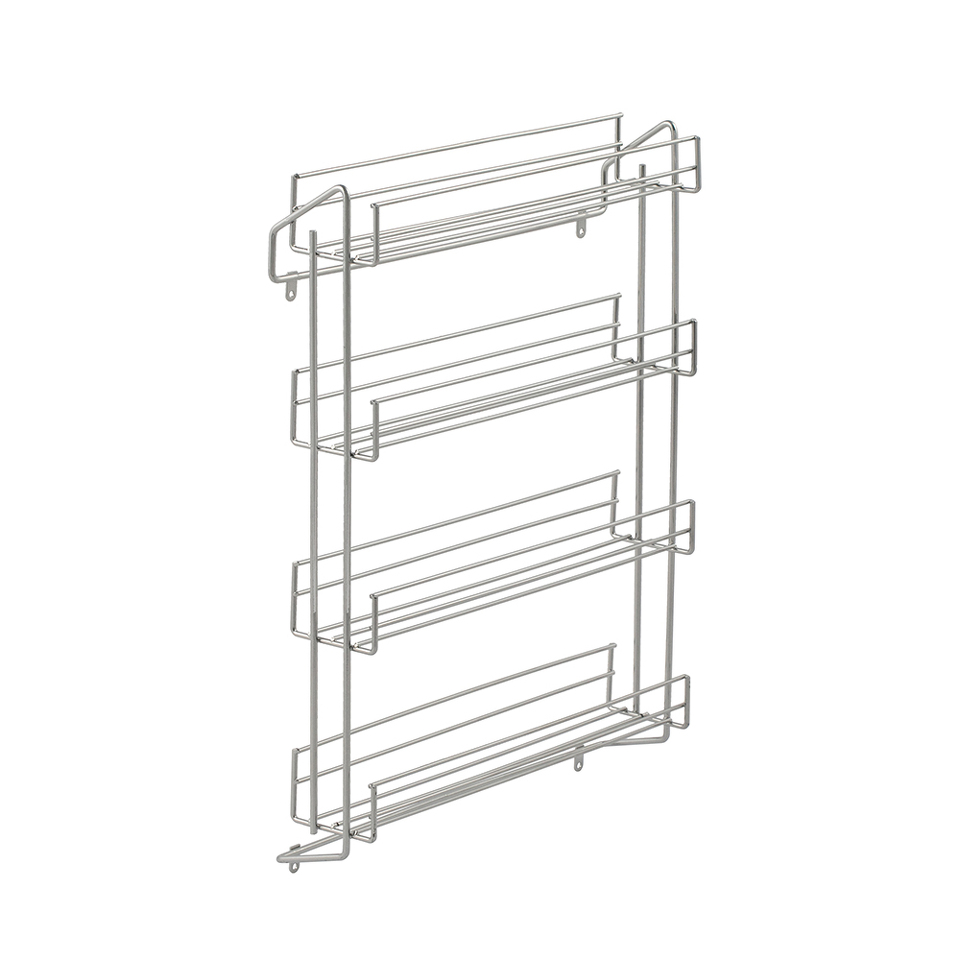 Фото Duslar Навесная полка SPICE, распашной фасад от 400 мм, серебро