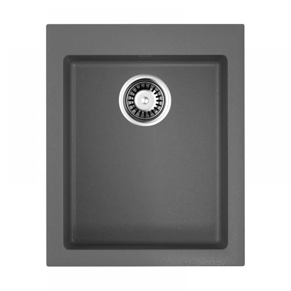 Фото Гранитная мойка Omoikiri Bosen 41-PL Tetogranit/платина