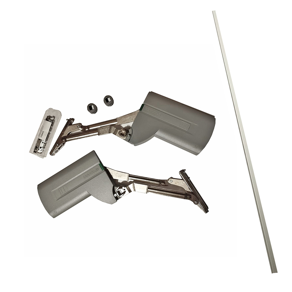 Фото Grass Kinvaro L-80 Подъемный механизм, тип 3A, h 390-409 мм, вес 2,1-5,5 кг, вкл. заглушки, цвет серый