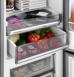 Превью картинка Холодильник с нижней морозилкой Weissgauff WRK 2000 Total NoFrost Inverter Beige Glass #20