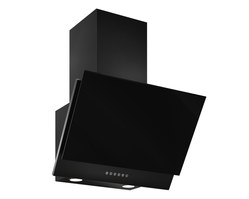 Фото Наклонная вытяжка Elikor Рубин S4 60П-700-Э4Д антрацит/черное