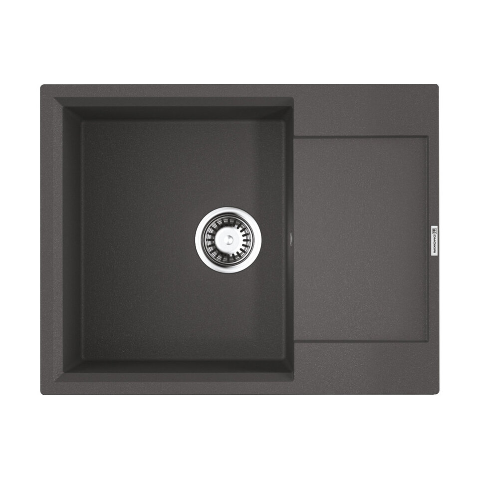 Фото Гранитная мойка Omoikiri Daisen 65T-PL Tetogranit/платина