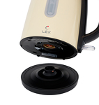 Превью картинка Чайник Lex LX 30017-3, чайник электрический (бежевый) #9