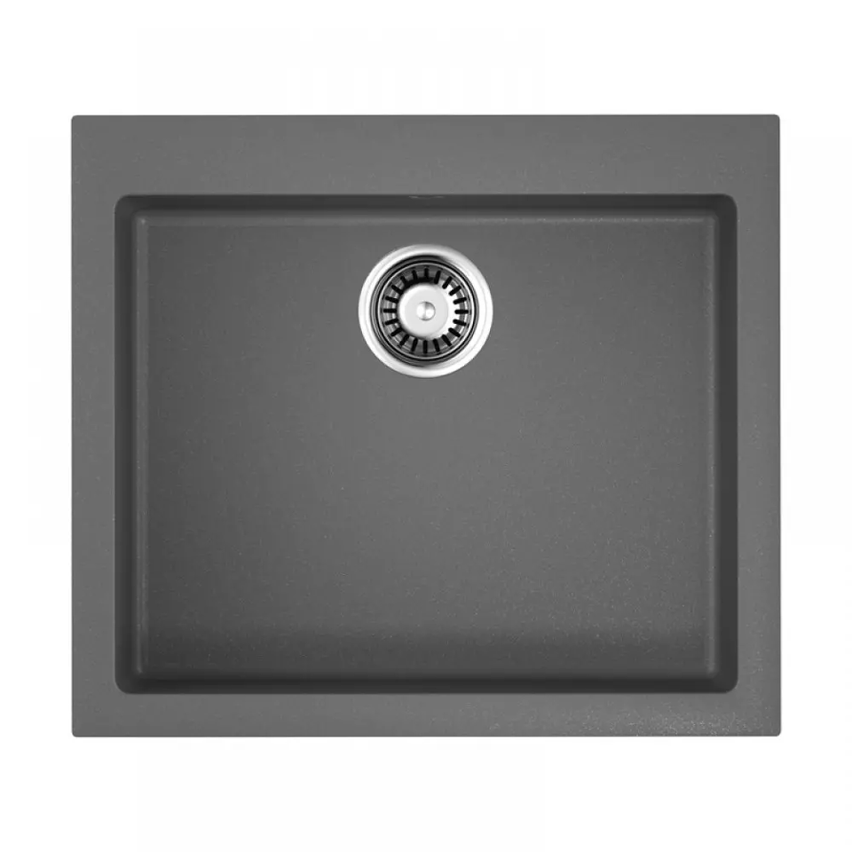 Фото Гранитная мойка Omoikiri Bosen 57-PL Tetogranit/платина