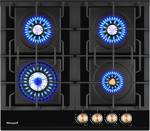 Превью картинка Газовая варочная панель Weissgauff HGG 641 BV Volcano Burner Nano Glass #12