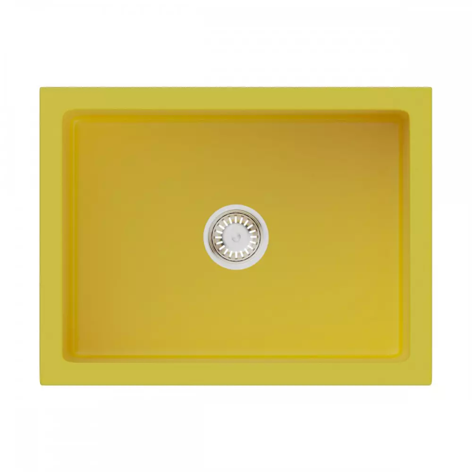 Фото Гранитная мойка Omoikiri Mikura 61-SL Matt Natceramic/sicilian lemon матовый
