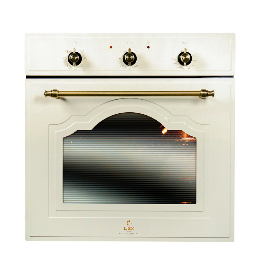 Фото Электрический духовой шкаф Lex EDM 076 C IV Light Белый антик