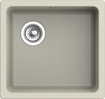 Превью картинка Кварцевая мойка Rivelato BERKANA 45 подст.монтаж 1-чаш 485*455 topazio #1