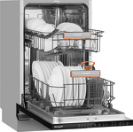 Превью картинка Посудомоечная машина 45см встраиваемая Weissgauff BDW 4525 Infolight #15