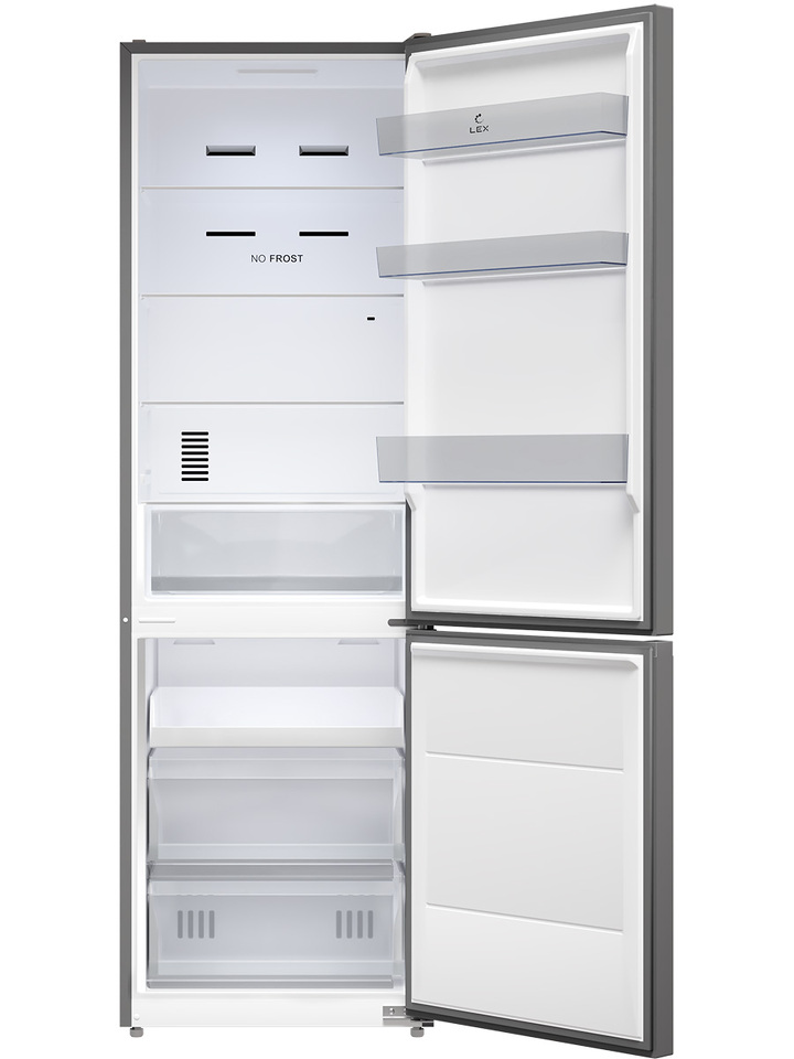 Фото Холодильник с нижней морозилкой Lex LKB185GrGIDMax