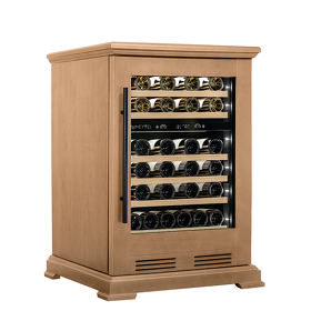 Картинка Meyvel Винный холодильник (шкаф) компрессорный MEYVEL MV46PRO-KBT2 (Натуральный бук)