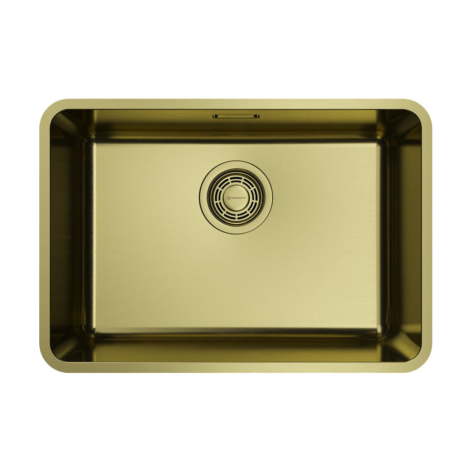 Фото Металлическая мойка Omoikiri Omi 53-U/I Ultra Mini-LG нерж. сталь/светлое золото