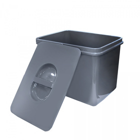 Картинка Ekotech Контейнер для мусора JAZZ 9.5 л, антрацит
