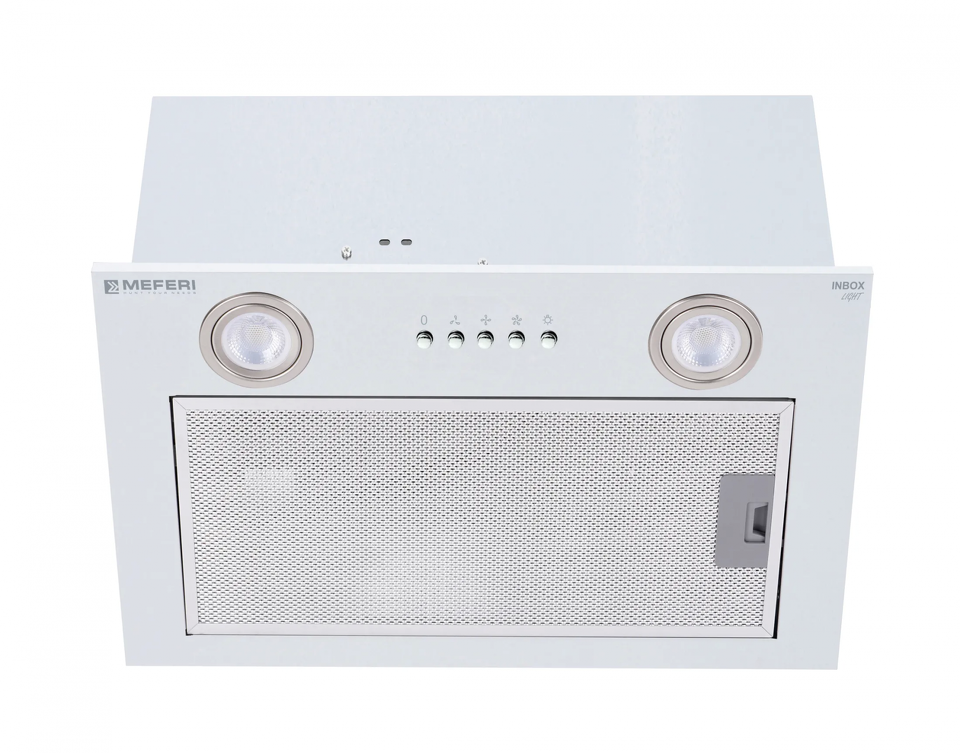 Фото Полновстраиваемая вытяжка Meferi INBOX45WH LIGHT