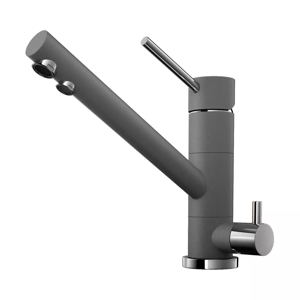 Фото Смеситель для кухни Omoikiri Tonami-PL латунь/платина