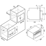 Превью картинка Электрический духовой шкаф KRONA PARABEL 45H BL/BL #18