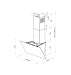 Превью картинка Наклонная вытяжка Lex META 600 WHITE воздухоочиститель #12