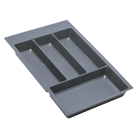 Картинка Duslar Лоток MATT для столовых приборов, ширина фасада 400 мм, 312х462х55 мм, антрацит