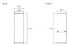 Превью картинка Встраиваемый холодильник с морозильной камерой Bertazzoni REF603BBNPTC #4