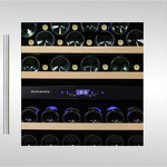 Превью картинка Шкаф винный встраиваемый Винный холодильник (шкаф) компрессорный Dunavox DAB-36.80DW #1