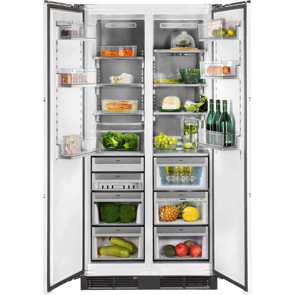 Фото Встраиваемый холодильник с морозильной камерой HIBERG S-RFS 800 W inverter