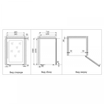 Превью картинка Шкаф винный  Cold Vine Винный холодильник (шкаф) компрессорный COLD VINE С38-КSF2 #2