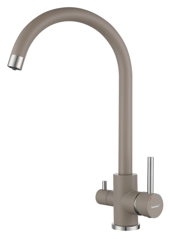 Фото Смеситель для кухни GranFest Z-5420 Песочный