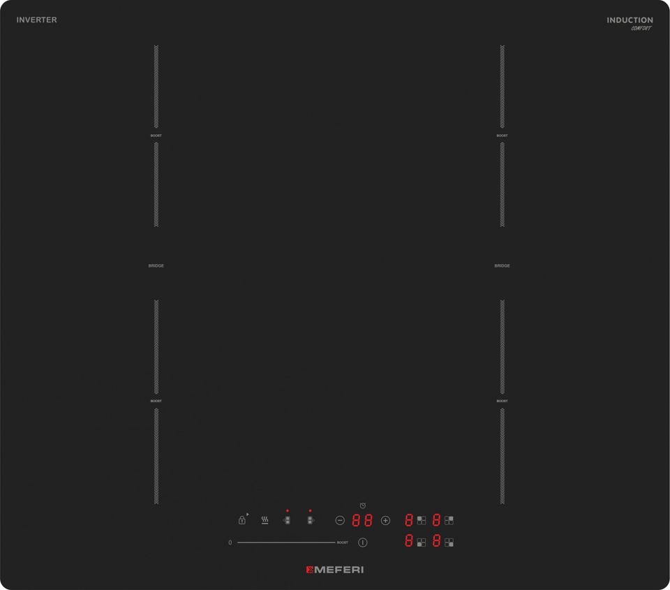 Фото Индукционная варочная панель Meferi MIH604BK COMFORT