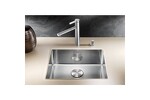 Превью картинка Металлическая мойка Blanсo CLARON 500-U нерж.сталь Durinox с отв. арм. InFino #6