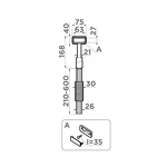 Превью картинка Перелив для мойки Omoikiri OV-1-S-GM #2