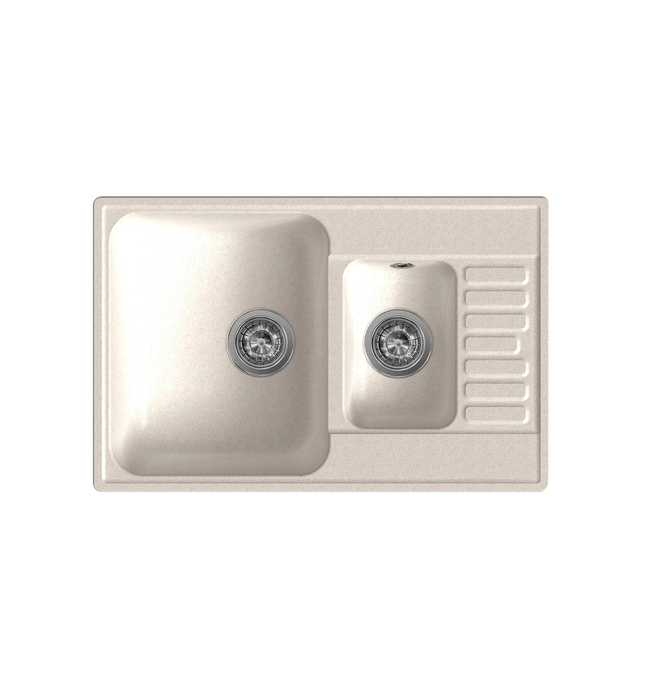 Фото Кварцевая мойка Lex ST. MORITZ 740 WHITE кварцевая мойка