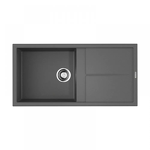 Превью картинка Гранитная мойка Omoikiri Sumi 100-PL Tetogranit/платина #1