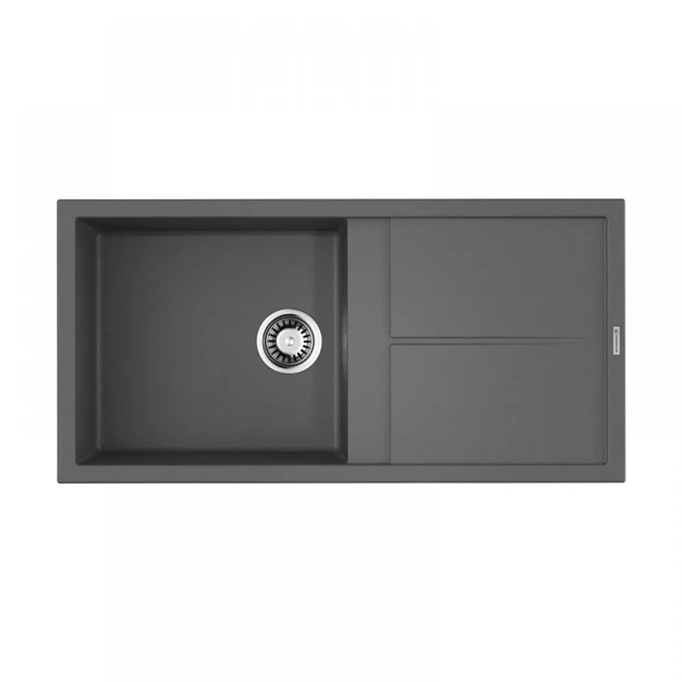 Фото Гранитная мойка Omoikiri Sumi 100-PL Tetogranit/платина