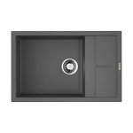 Превью картинка Гранитная мойка Omoikiri Sumi 78-LB-PL Tetogranit/платина #1