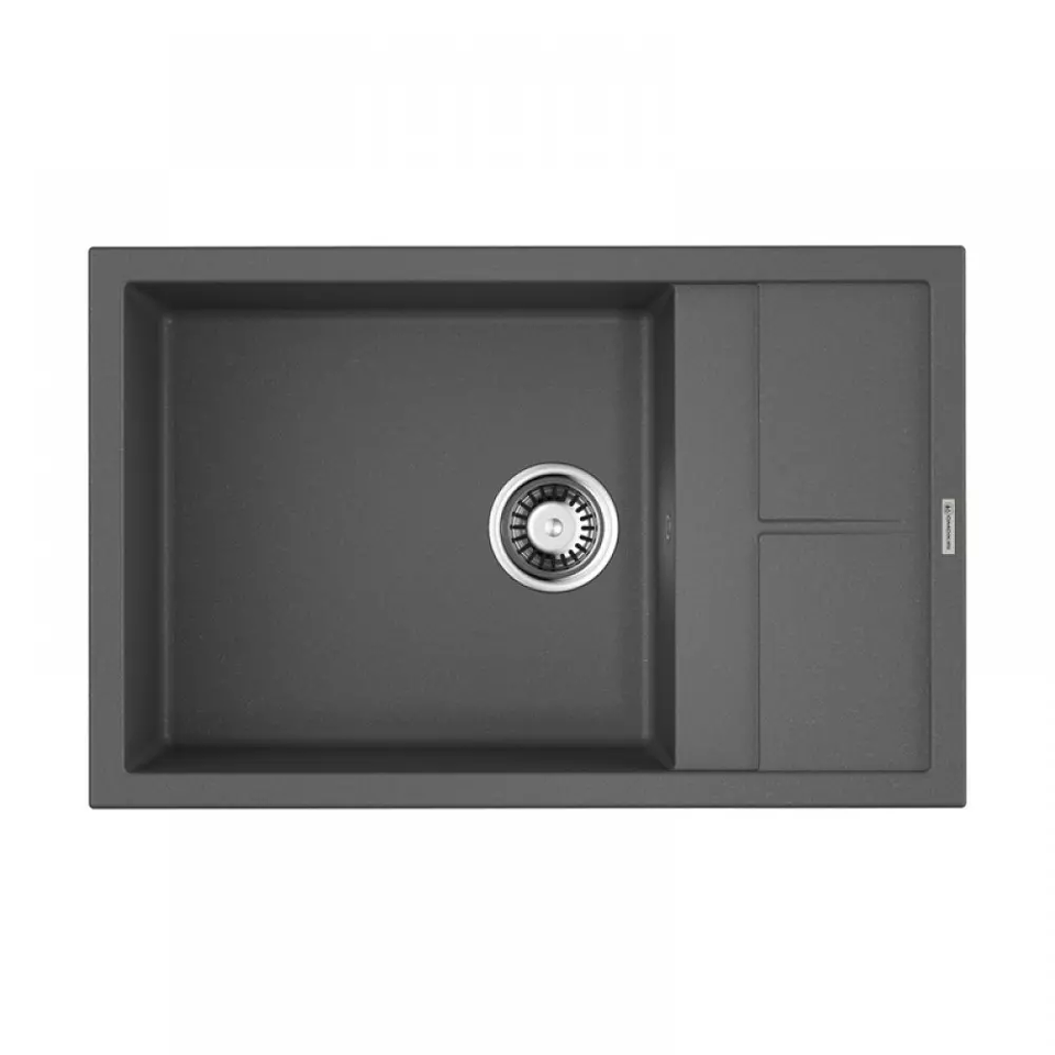 Фото Гранитная мойка Omoikiri Sumi 78-LB-PL Tetogranit/платина